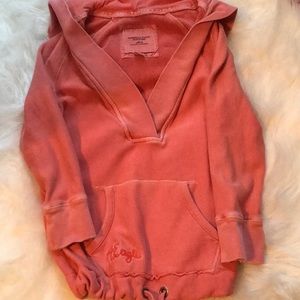 Faded distressed hoodie